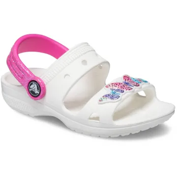 Crocs Παιδικά σανδάλια Classic Embellished Sandal Kids T White 207803-100 1