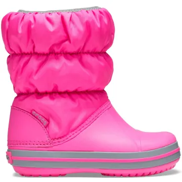 CROCS Παιδικό Μποτάκι WINTER PUFF BOOT KIDS Electric Pink 14613-6TR 1