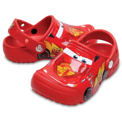Crocs Παιδικά παντοφλάκια-σαμπό CrocsFunLab Cars Clog Flame 204116-8C1 2