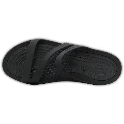 Crocs Γυναικεία Σανδάλια Swiftwater Sandal Black/Black 203998-060 4