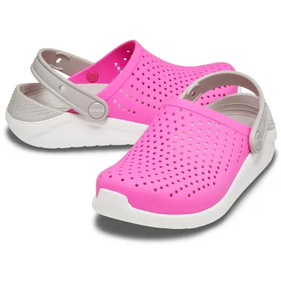 Παιδικό Crocs LiteRide Clog Kids Electric Pink/White 205964-6QR 2