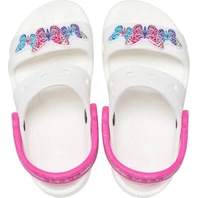 Crocs Παιδικά σανδάλια Classic Embellished Sandal Kids T White 207803-100 3
