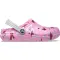 CROCS Παιδικά Σαμπό CLASSIC LINED DISCO DANCE PARTY Clog Kids Taffy Pink 208085-6SX 1