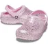CROCS Παιδικό Σαμπό CLASSIC LINED GLITTER Clog Kids Flamingo 207462-6S0 2
